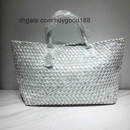 Btteca Vanata Jodie Abotteges Tote Bag Mini Teen Intrecciato Designer Snake Weave Women's Bag One Shoulder Vegetable Basket Shopping Bag Casual Women's Bag