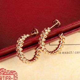 Fashion style Luxury quality Charm drop earring in 18k rose gold plated for women wedding Jewellery gift have box stamp PS7195222r