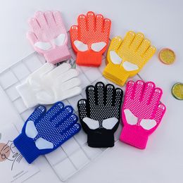 Ski Gloves Ice Skating Antiskid Children Men and Women Adults Thickened Figure Waterproof Knitting Snow 231007