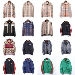 fashion designer jacket mens autumn outwear windbreaker zipper clothes jackets coat outside can sport mans clothing