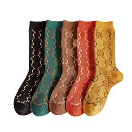 2022 Designers Mens Womens Socks Luxurys g Sports Winter Mesh Letter Printed Brands Cotton Man Femal Sock five pairs with box266f