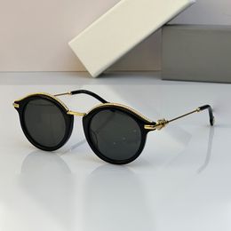 luxurys designers sunglasses womens designer sunglasses Metal thin legs high quality eyeglasses glasses men retro Sex appeal eyewear round sunglasses women uv400