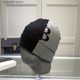 Beanie/Skull Caps Winter Knit Hats For Mens Designer Fashion Skull Hat Cashmere Beanie Fashion Trend Women Ball Caps T230910