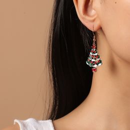 Creative Christmas Tree Earrings For Women Girls Female New Fashion Alloy Earring Jewellery Happy New Year Festival Party Gifts Wholesale YME093