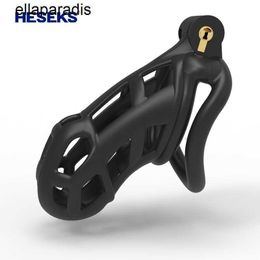 Sex Toys Massager Heseks Chastity Cage Sissy Male Cock Device Penis Rings with 5 Size Men's Goods for Men