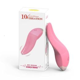 Sex Toys Massager Simulated Tongue Clit Vibrator for Women Usb Rechargeable Dildo Licking Vagina Female Nipples Masturbator