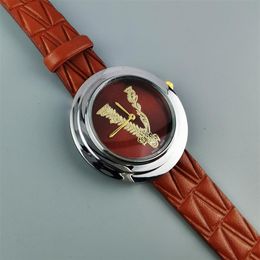 Cinto de pedra feminino relógio de cinto marca superior luxo lazer couro quartzo relógio feminino negócios clock220v