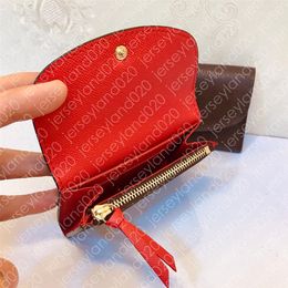 M41939 ROSALIE COIN PURSE Designer Fashion Womens Compact Short Wallet Luxury Key Pouch Credit Card Holder Iconic Brown Monogramme288a