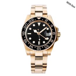 8215Upgraded movement Mens Automatic Mechanical Watches 40MM Full Stainless steel Luminous Waterproof High quality Watch Couples Style Classic Wristwatches