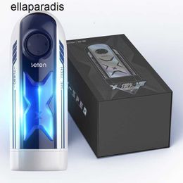 Sex Toys Massager Leten X-celerate Turbo Fully Automatic Piston High Speed Telescopic Male Masturbator Cup Heating Machine for Men