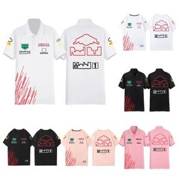 2023 F1 T-shirt Formula 1 Polo Shirts Summer Casual Lapel Loose Short Sleeved Racing Suit Team Uniform Streetwear Men Women T-shir2660