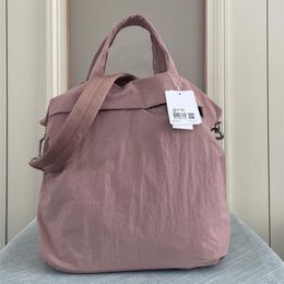 LU-LW9CC1S yoga bag handbag female wet waterproof medium luggage bags short travel bag 19L Capacity with brand logo2375