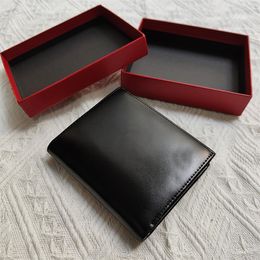 Top Men Card Holder Luxury Designer Wallets New Women Credit Cards Leather Style Euro Trend Small Bag Slim Portfolio Comes with Bo241T