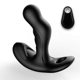 Sex Toys Massager 7speeds Rotating 10 Speeds Vibrating Male Prostate Massage Radio-controlled Anal Plug Buttplug G-spot Stimulate Sm Gay