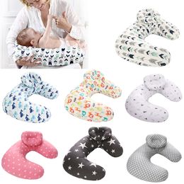Pillows 2pcsSet Baby Nursing born Breastfeeding Pillow Cotton Feeding Waist Cushion Cuddle Infant UShaped 230909