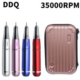 Nail Manicure Set DDQ Drill Machine For Pedicure With Ceramic Bit 3000035000RPM Polish Pen Salon Tool 230909