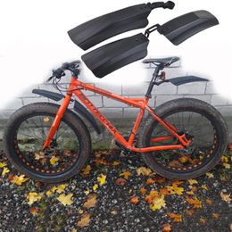 20 24 26 inch Bike Fender Electric Folding Bicycle Mud Guard Snow Bicycle Mudguard Fat Bike Fender Fatbike MTB Bike Cycling Fender2182