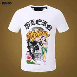 NEW STYLE Phillip Plain Men T Shirts Designer PP Skull Diamond T Shirt Short Sleeve Dollar Brown Bear Brand Tee High Quality Skulls T Shirt Tops P188405