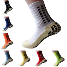 3 pairs New Sports Anti Slip Soccer Socks Cotton Football Men Grip Socks Calcetines Y1209170M