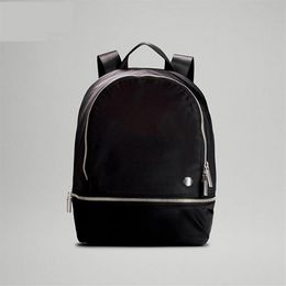 lu backpack 11L City Simple Solid Colour Students Campus Outdoor Bags Teenager Shoolbag Korean Trend With Backpacks Leisure Travel 264n