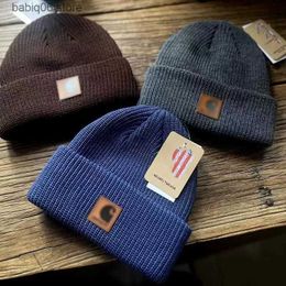 Beanie/Skull Caps Designer Knitted Hat Made of acrylic Fibres Material Beanie Unisex Letter Pattern Hat Suitable for Men and Women in Spring Autumn and Winter T230910