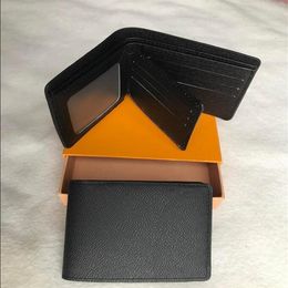 2022 Top High quality luxurys designers wallets cardholder France Paris plaid style mens women high-end wallet With box Purse Cros211a