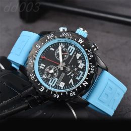 Movement watches men black designer watch avenger leather strap endurance montre de luxe quartz luxury watch blue couple sb048