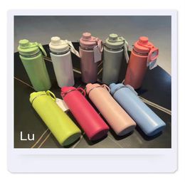 Lu water bottle sports outdoors weighted hoop new other sporting goods and outdoors back to life large capacity 710ML yoga cold ho262O