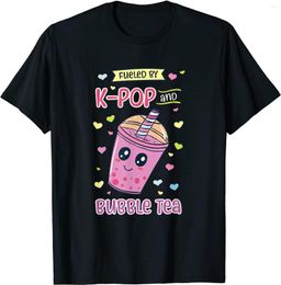 Men's T Shirts K And Bubble Korean Music Tapioca Boba T-Shirt