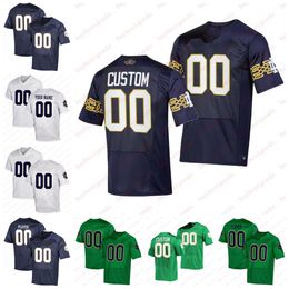 Holden Staes Jersey Nolan Ziegler ND Football Jersey Bo Bauer Nana Osafo-Mensah Caleb Johnson Charles Jagusah Jeremiyah Love Notre Dame Fighting Irish Jerseys