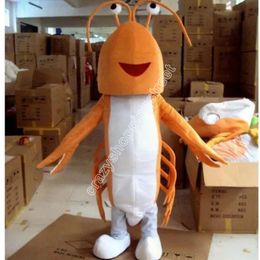 Orange lobster Mascot Costume Walking Halloween Suit Large Event Costume Suit Party dress Apparel Carnival costume