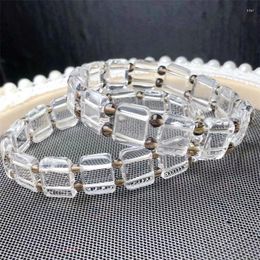 Bangle Natural Clear Quartz Freeform Chips Gravel Beads For Jewellery Making DIY Energy Bracelet Gift 1pcs