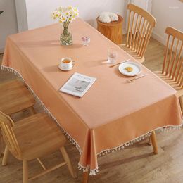 Table Cloth Against Burn The Dining Room Tablecloth Desk Coffee Fabric Art Cotton Linen Rectangular Shape