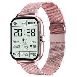 Smartwatch, Fitness-Tracker mit Herzfrequenzmesser, Blutdruckmessgerät, Schrittzähler