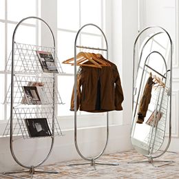 Decorative Plates Designer Light Luxury Floor Mirror Ins Style Simple Fashion Blogger Po Full-Length