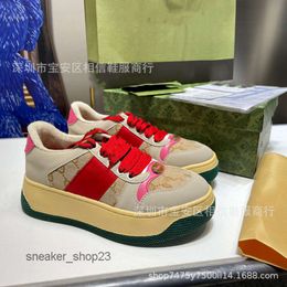 Fashion 2024mac80 Mens Old Leisure Bread Dirty Shoes Sneaker Summer Casual Thick Sole Shoe Increase Sports Flower Round Head Female Byv7