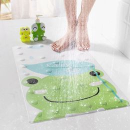 Carpets Bathroom Rugs Cartoon Children Shower Bath Mats Pvc Anti-slip Floor Rug Frog Foot Home Decor