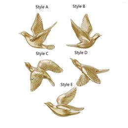 Garden Decorations Sparrows Swallows Wall Sculptures Simple Animal Figurine Perfect Gift Birds Mounted Decor For Porch Indoor Outdoor