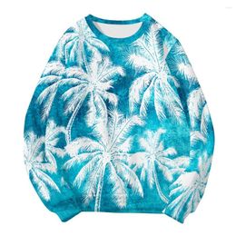 Women's Hoodies 2023 Creative Tie-dye Leaves Hip 3D Print O-neck Sweatshirt Harajuku Cute Outwear High Quality Round Collar Autumn