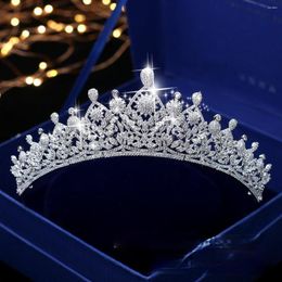 Hair Clips Full Zircon Crown Birthday Gift Award Dress Wedding Accessories