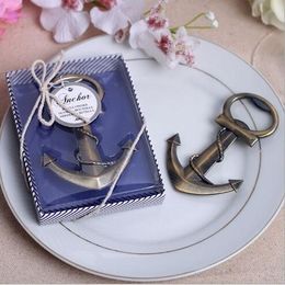 Fast DHL 100pcslot Wedding Favour Beach Favour Anchor Bottle Opener Wedding Shower Party Wedding Party Gifts Gift ZZ