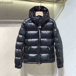 Men's Down Parkas Jackets For Men Winter Puffer Jacket Coats Padded And Thickened Windbreaker Classic France Brand Hooded zip Matter Monclair HKD230911