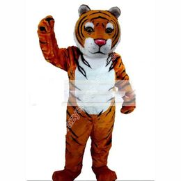 brown tiger Mascot Costume Walking Halloween Suit Large Event Costume Suit Party dress Apparel Carnival costume