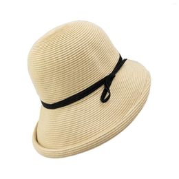 Береты женские шляпа-клош винтажный летний котелок от солнца для всего пляжный синий X ведро красный планер