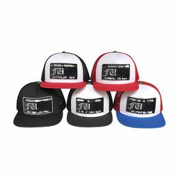 Men's Caps Outdoor Baseball hats Sunshade Mesh Cap Youth Street Letter Embroidery254d