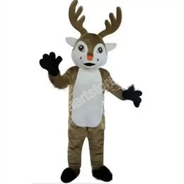 Mascot Costume Reindeer Mascot Costumes Halloween Christmas Event Role-playing Costumes Role Play Dress Fur Set Costume