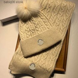 Hats Scarves Sets wool trend hat scarf set top luxury sacoche men and women designer shawl cashmere scarfs gloves suitable for winter T230911