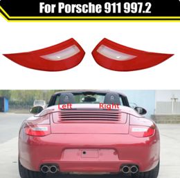 For Porsche 911 997.2 Car Rear Taillight Shell Brake Lights Shell Replace Auto Rear Lamp Shell Cover Mask Lampshade