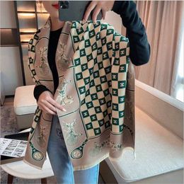 10% OFF scarf Scarf Women's Cashmere Autumn Winter New Warm and Thickened Student Neck Dual-purpose Air Conditioning Room Large Shawl Overlay