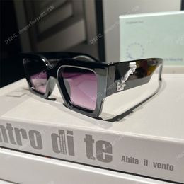 OFF Fashion classic brand sunglasses for Women men thick plate off glasses Hot Luxury designer Brand Square Sunglasses